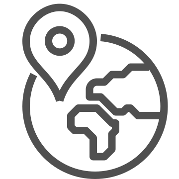 Earth, global, gps icon
