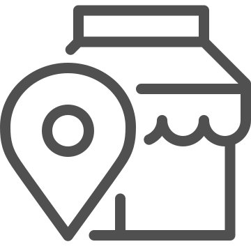 Destination, gps, location icon