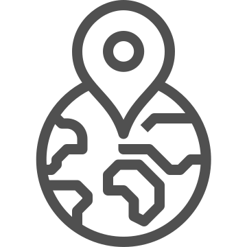 Direction, gps, location icon