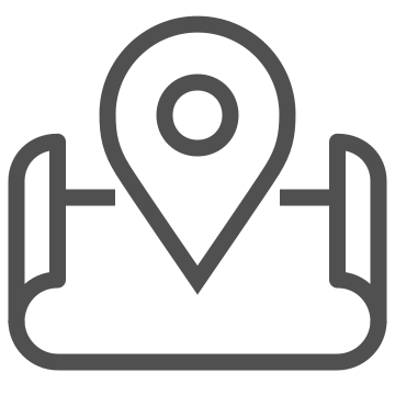 Direction, gps, location icon