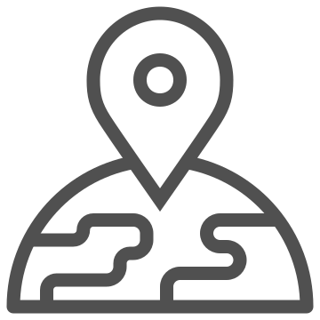 Direction, gps, location icon