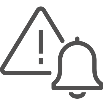 Alarm, alert, bell icon