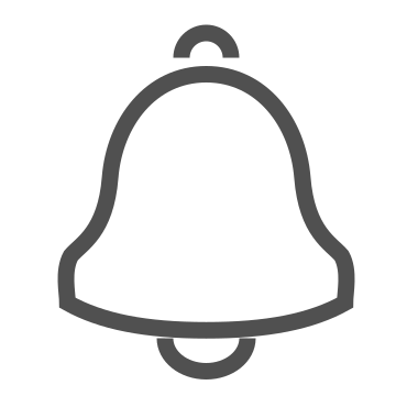 Alarm, alert, bell icon