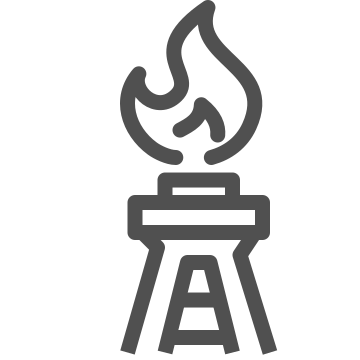 Energy, flammable, fuel icon