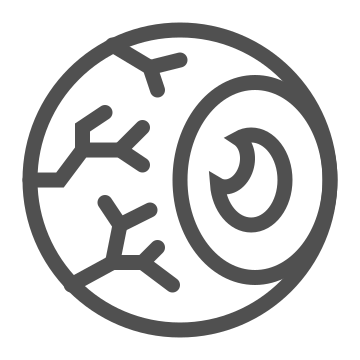 Eye, eyeball, eyecare icon