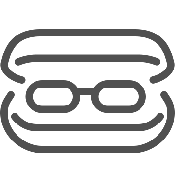 Eye care, eyewear, glasses icon