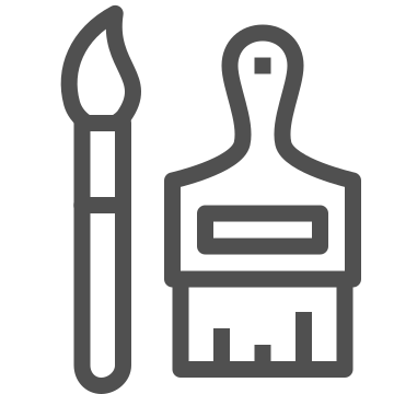 Art, brush, creative icon