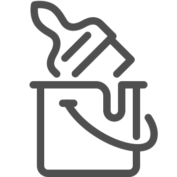 Art, brush, creative icon