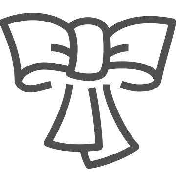 Accessory, bow, celebration icon