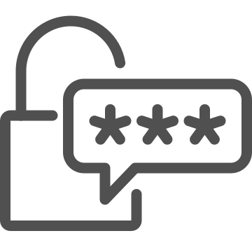 Access, authentication, encryption icon