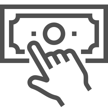 Cashless, digital payment, e-commerce icon