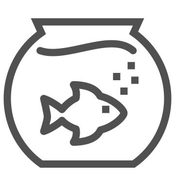 Animal, aquarium, fish icon