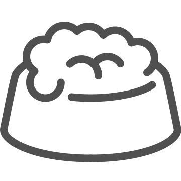 Animal care, cat bowl, dog bowl icon