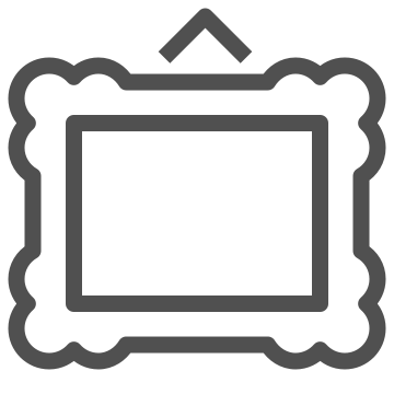 Artwork, decoration, frame icon