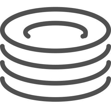 Ceramic, dishes, kitchenware icon