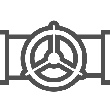 Installation, maintenance, pipe icon