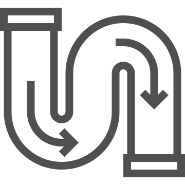 Fittings, leak, maintenance icon