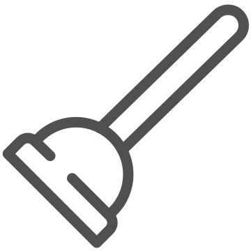Clog, drain, pipe icon