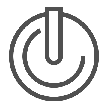 Button, control, off icon