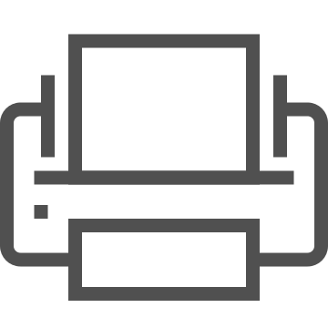 Document, hardware, output icon