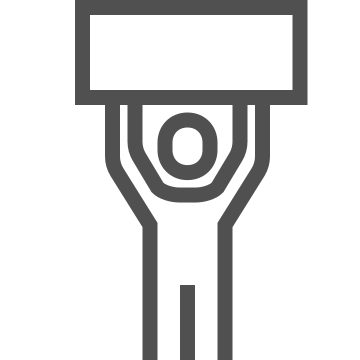 Activism, demonstration, placard icon