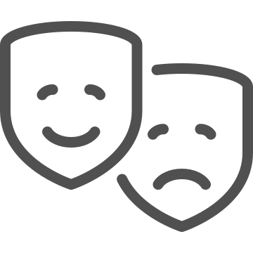 Emotions, happy, mental health icon