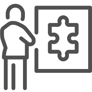 Brain teaser, challenge, game icon