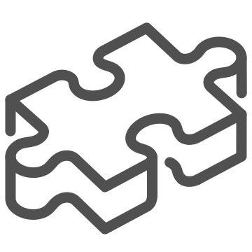Puzzle, piece, assembly icon