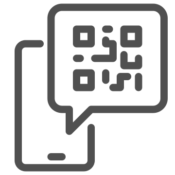 Barcode, digital code, encoded icon
