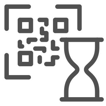 Barcode, digital, encryption icon