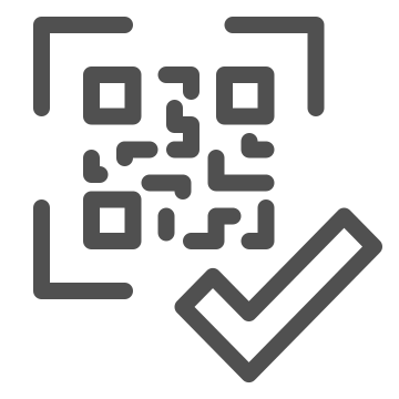 Barcode, digital code, matrix code icon