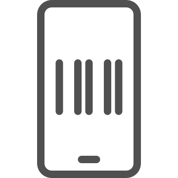Barcode, code scanning, digital code icon