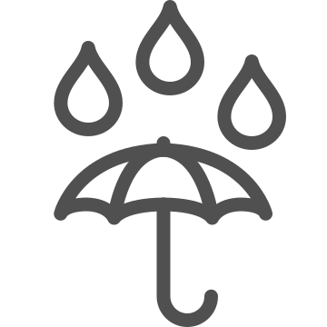 Moisture, protection, raindrops icon