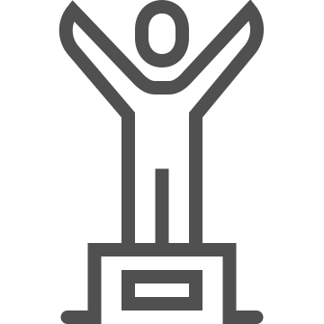 Champion, number one, podium icon