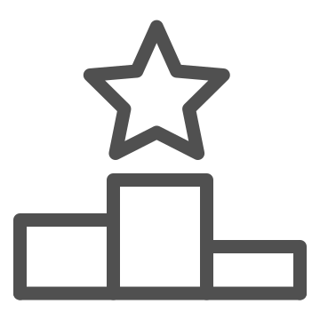 Best, leaderboard, podium icon