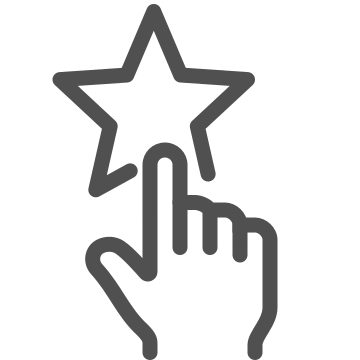Favorite, feedback, quality icon