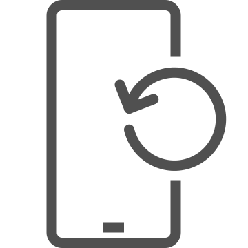 Backup, data, phone icon