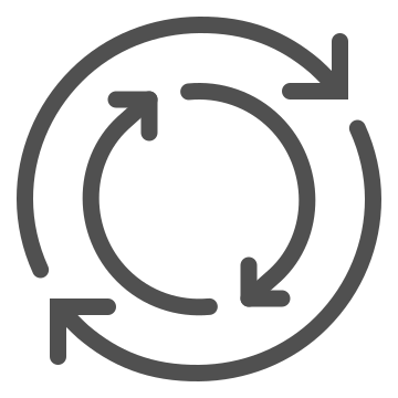 Recovery, refresh, renew icon