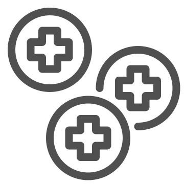 Backup, data, health icon