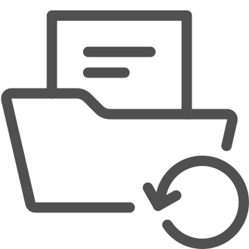 Backup, data, recovery icon