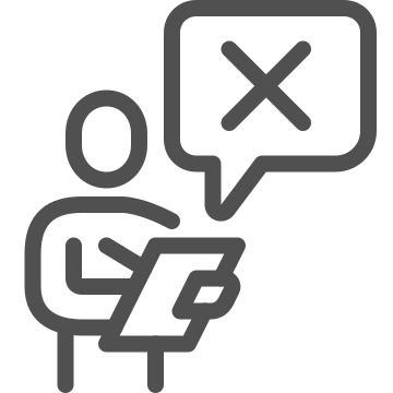 Cancel, cross, decline icon