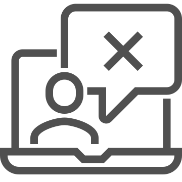 Cancel, cross, decline icon
