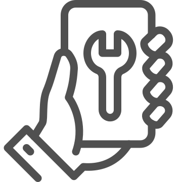Fix, hand, maintenance icon