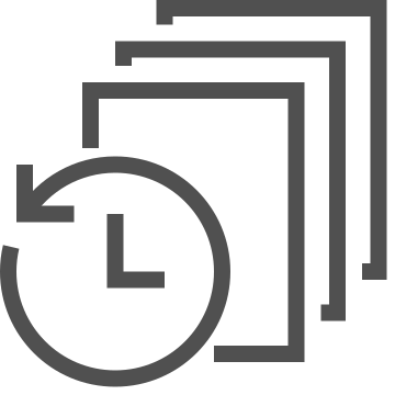 Arrow, cycle, document icon