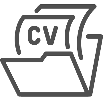 Curriculum vitae, cv, document icon