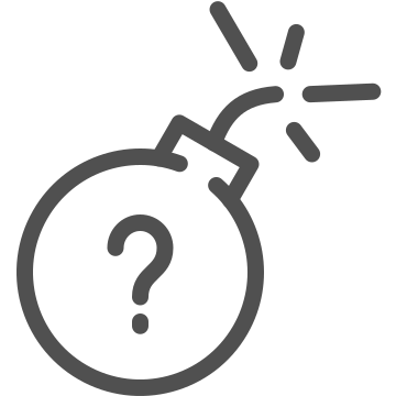 Danger, hazard, question icon