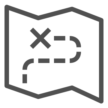 Direction, gps, map icon