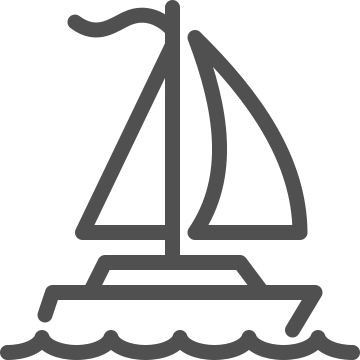 Boat, marine, nautical icon