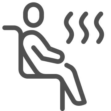 Bathing, heat, relaxation icon
