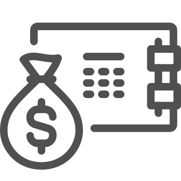 Banking, budget, finance icon